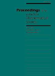 Proceedings of the London Mathematical Society